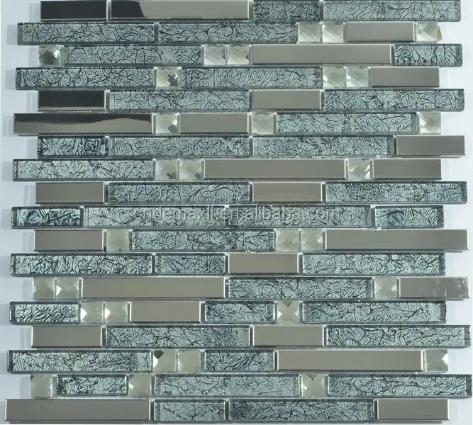 Premium Colorful 3D Bamboo Glass Mosaic Style Selections Tile