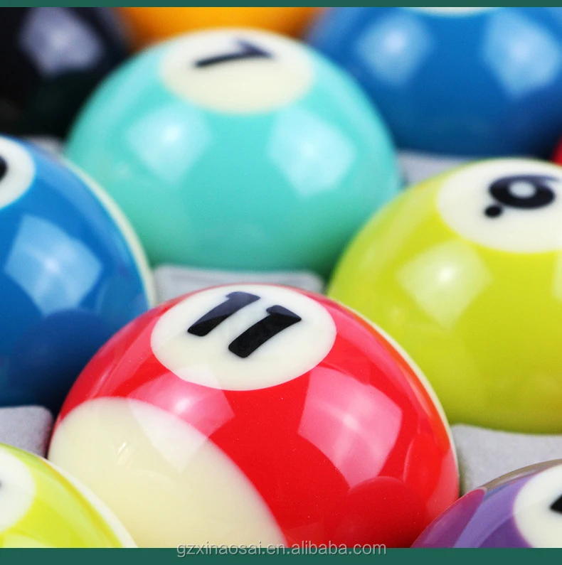 Pool Accessories 2 1/4 Inch 8A Grade TV Billiards 8 Balls