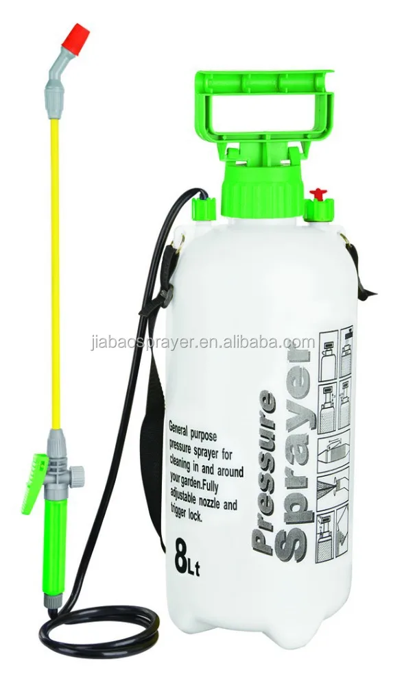 
5L fruit tree sprayer white color and green lid 