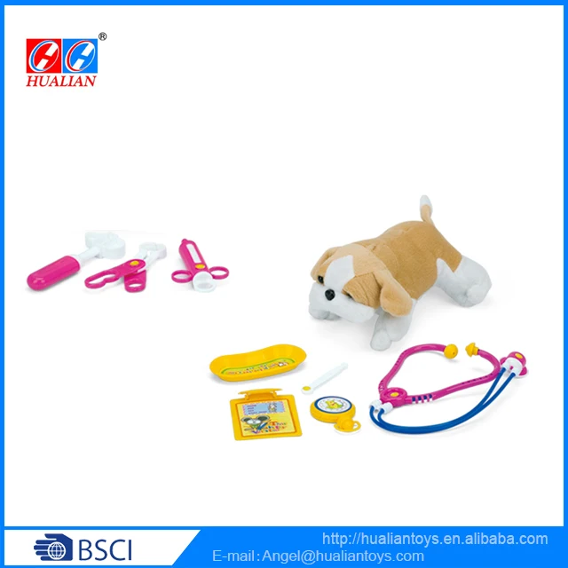 Vet Kit Doctor Play Set Pet House Toys Pretend Play Doctor
