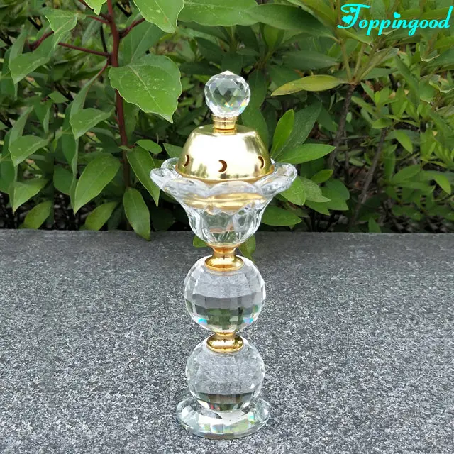 Crystal Cut Bakhur Bakhoor Burner Incense Arabian Eid Ramadan Islamic Gift