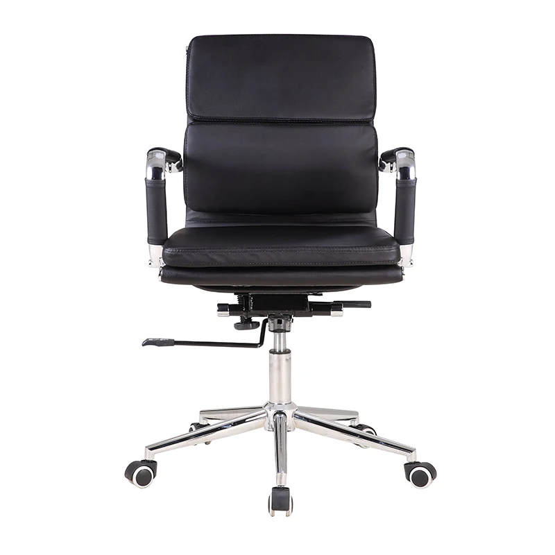 
Good selling elegant low back soft pad swivel ergonomic office computer chair 