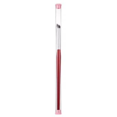 
ANGNYA Nail Gradient Pen Colored Glue Slant Red Wooden Handle Nail Brush 