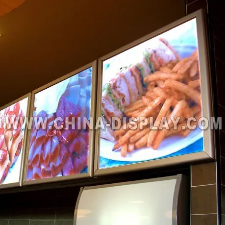 Led transparency acrylic photo frame hanging picture frames real estate window hanging display