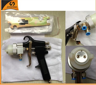 Hot rose gold Ningbo new type best double nozzle spray gun water chrome paint hydro chrome paint gallon