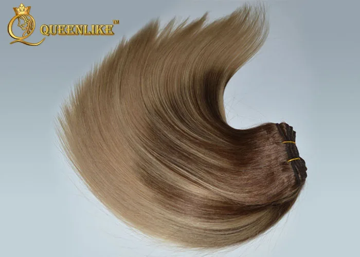 
Leading Hair Manufacturer High Quality No Smell Remy balayage Clip In Human Hair extensions 