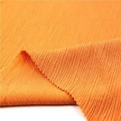 Оптовая Продажа Прозрачный окрашенный район креп тканая ткань для лета