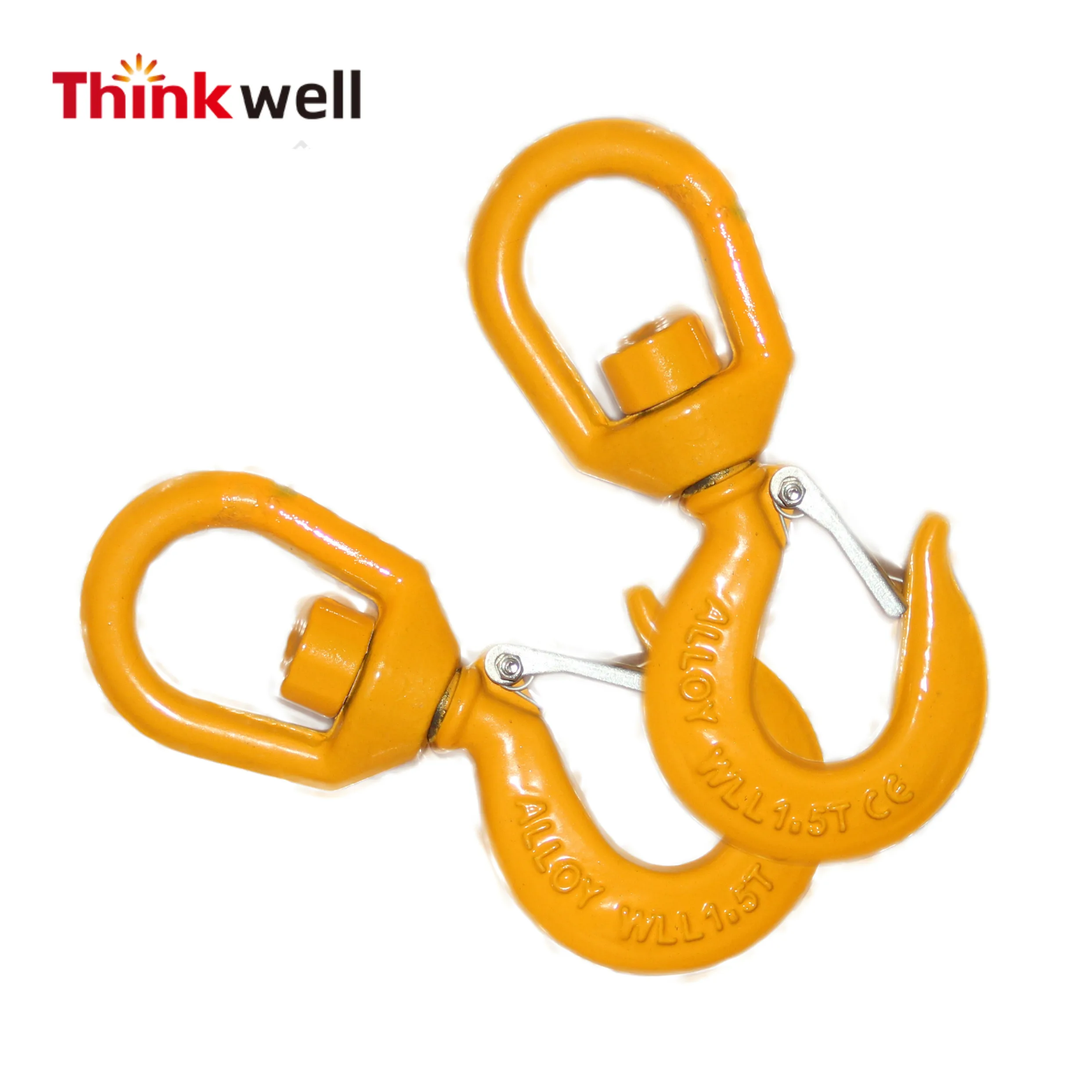 Heavy Duty Factory Price US Type 322A/C Lifting Swivel Eye Hook With Latch