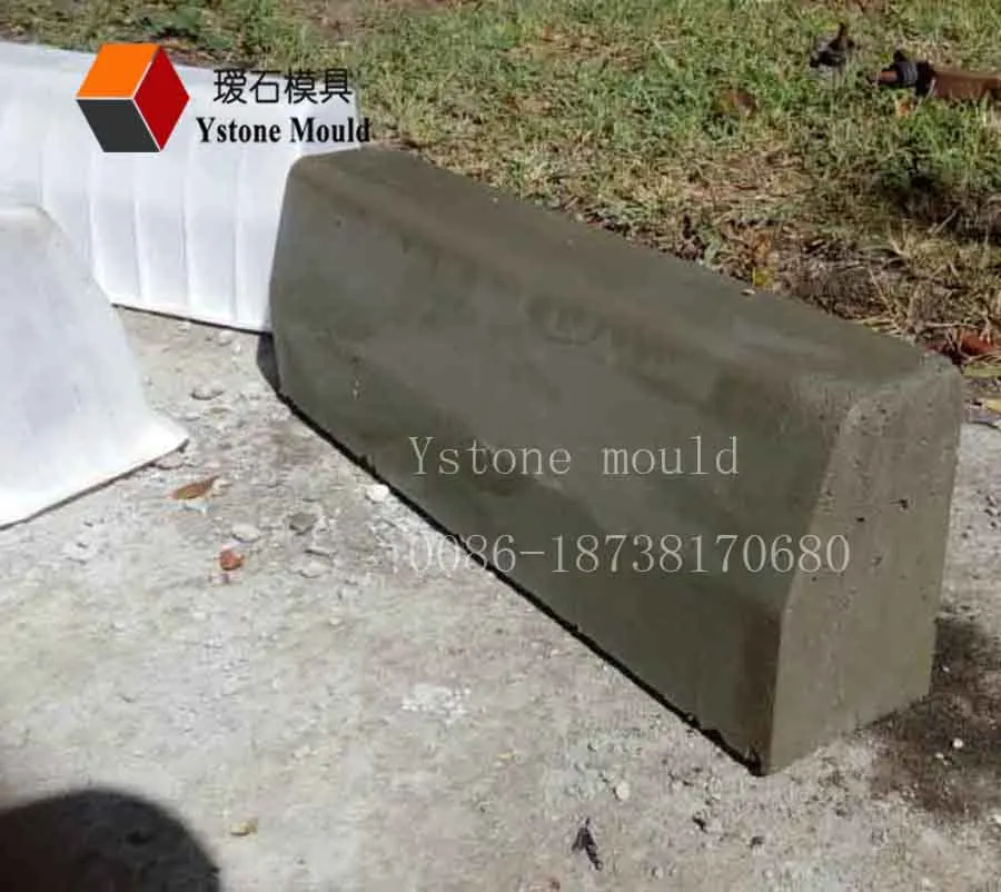 Plastic road kerb concrete kerbstone mould