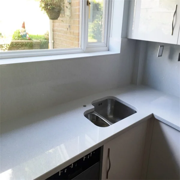 
Crystal Polar White Quartz Stone 