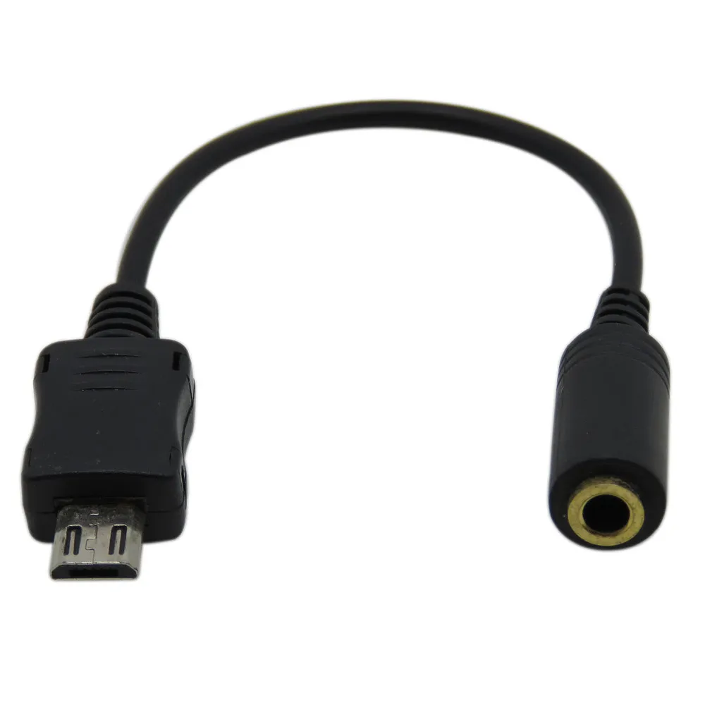 Micro usb extension Mirco USB Male to DC 3.5 3.5mm Jack Female Audio Cable Cord