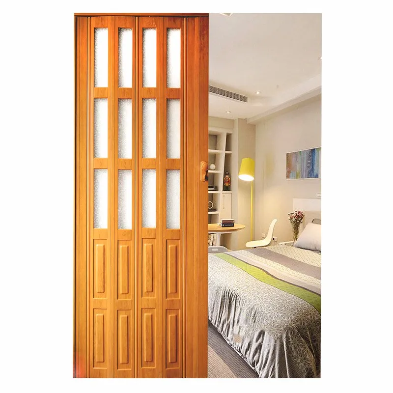 Hot-sale home product plastic folding door with handle and other accessories