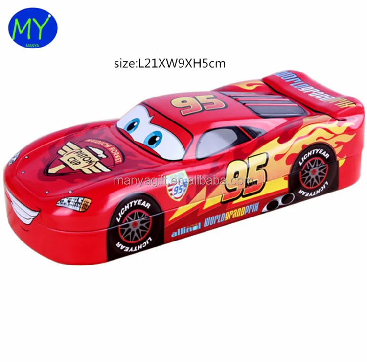 Factory hot sales car shape tin pencil case with CE certificate