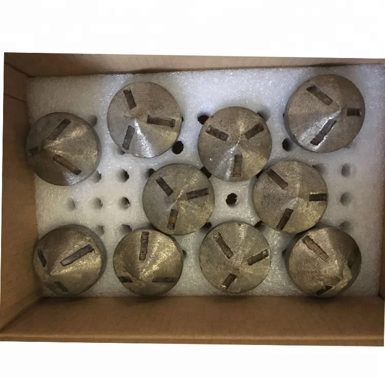 China Manufacturer custom made Diamond glass grinding head with slot