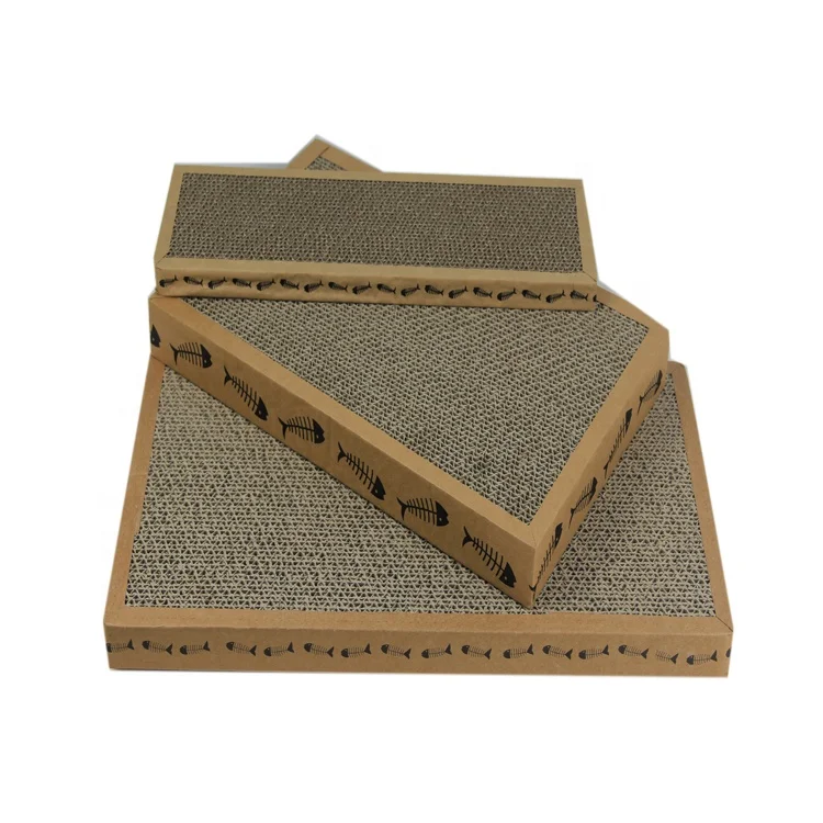 corrugated cute cat toy cardboard cat scratcher