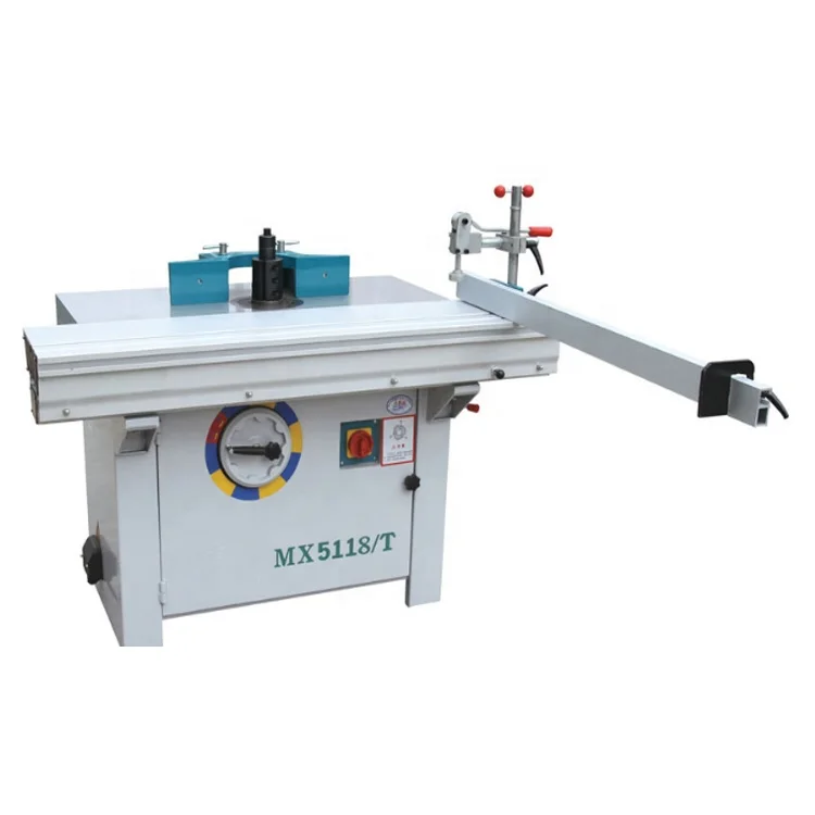 Деревообрабатывающий раздвижной стол MX5118T, вертикальный шпиндель, формовочная машина