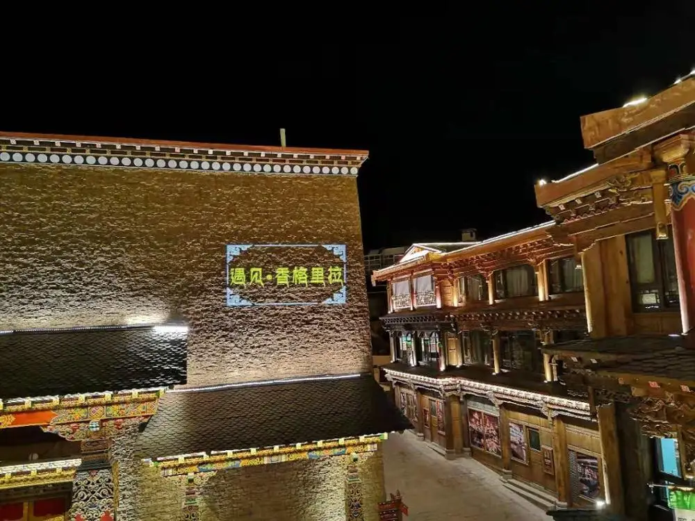 High big power LED logo gobo projector light 800W outdoor rotating