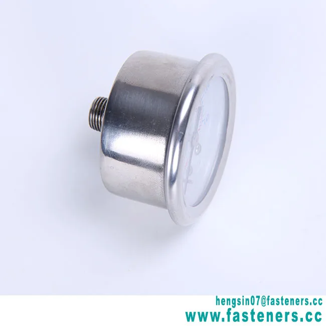 High Quality Diameter 40mm 0-16 Bar Axial Shock Pressure Gage 1.6MPa Hydraulic Pressure with one Sub interfacing