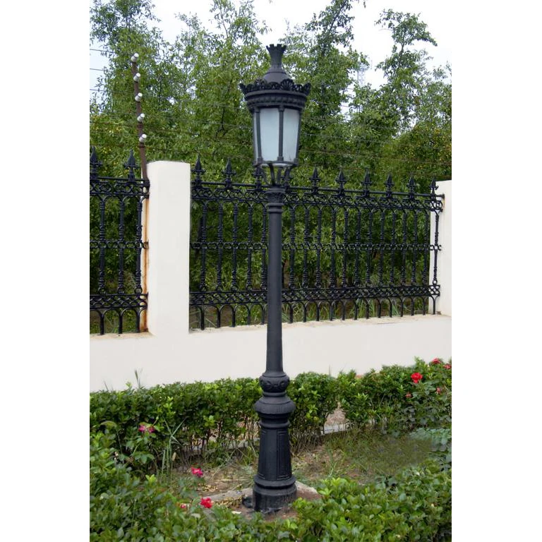 Чугунная фонарные столбы/открытый уличный фонарный столб/Античная столб