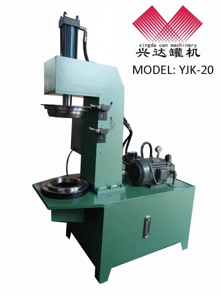 YJK-20 Drum pre-curling and flanging machine/flange forming machine