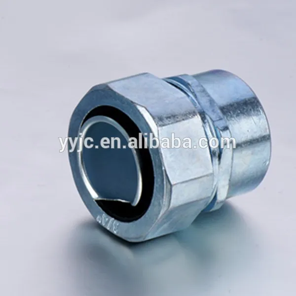 Galvanized steel DPN Female Straight flexible conduit connector Pipe fittings