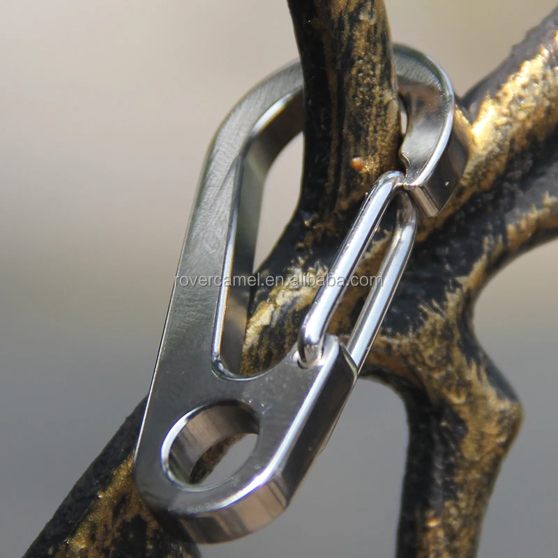 New Arrival promotional Colorful Outdoor Climbing Carabiner Lock EDC Tool Outdoor Camping Titanium Alloy Carabiner