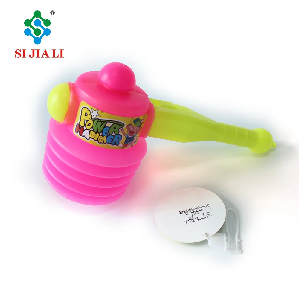Manufacturing eco-friendly small kids plastic hammer toy