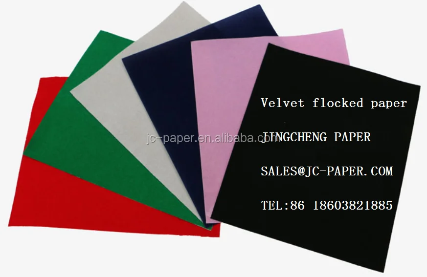 Flock paper /velvet flock transfer paper