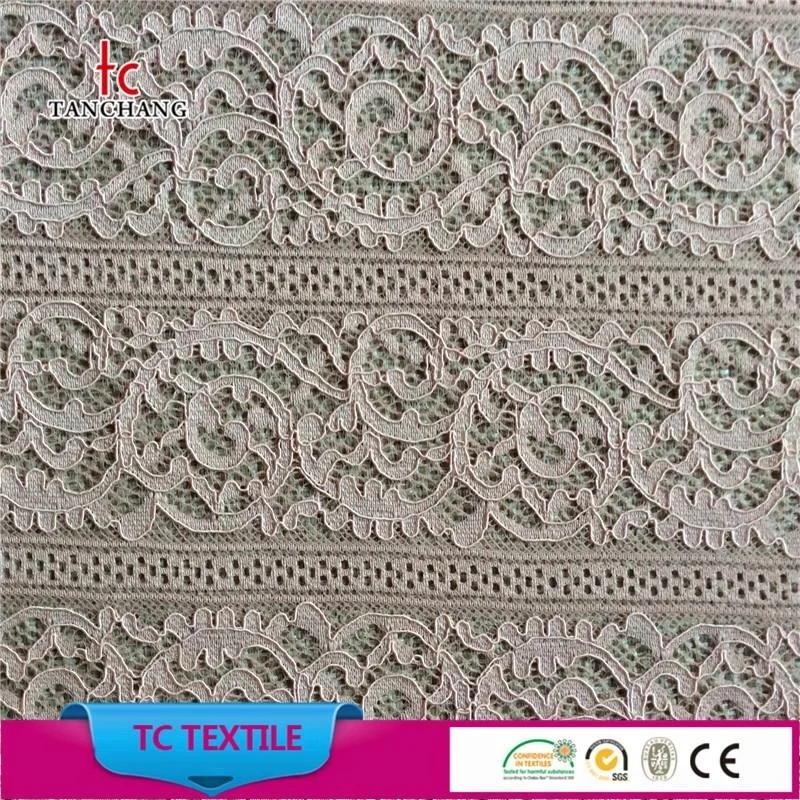 factory wholesale fancy lace fabric market in dubai for clothing LSML3024