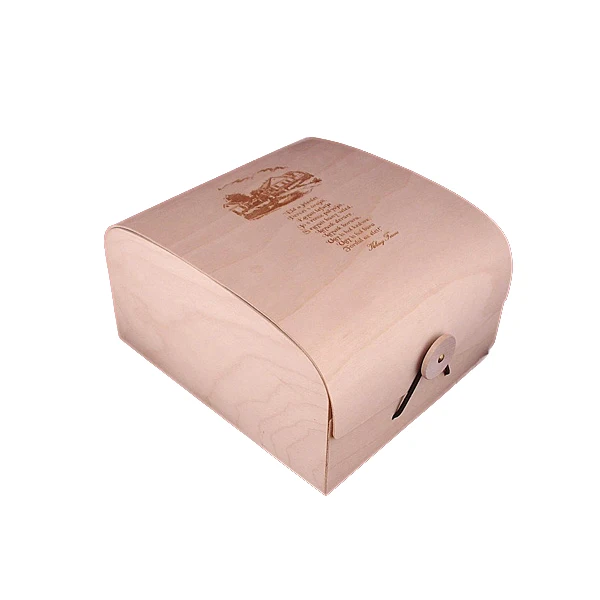 
Custom Darving Exquisite Printing red wine wooden box for honey 