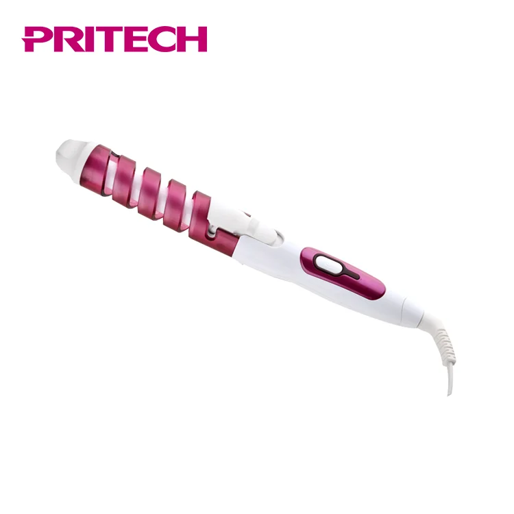PRITECH Rizadores De Pelo Beautiful Curling Iron Spiral Curl Ceramic Curlers For Hair