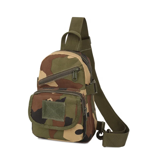 
Custom logo new design men women kids vintage army outdoor waterproof military tactical chest bag sling backpack shoulder bag 