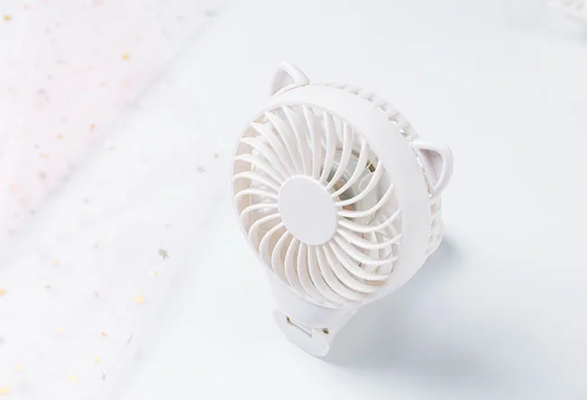 Portable Desk Table Personal Cooling Fan with USB Rechargeable Battery Mini Handheld Fan