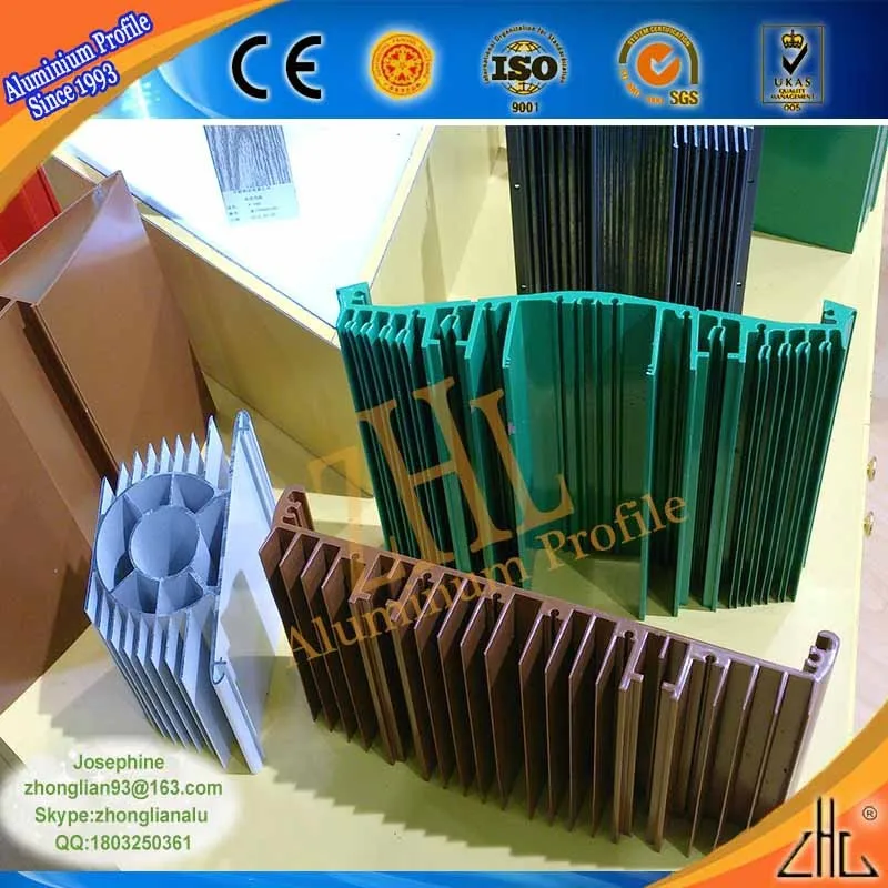 Горячая! поставки алюминия связаны плавник теплоотвод, OEM гонок для алюминия плавник теплоотвод