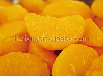 Frozen mandarin orange segments frozen orange