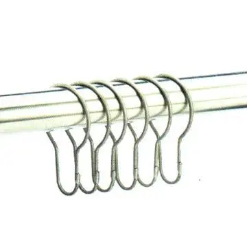 Stable Metal Pipe Wall Mounted Tension shower curtain rod