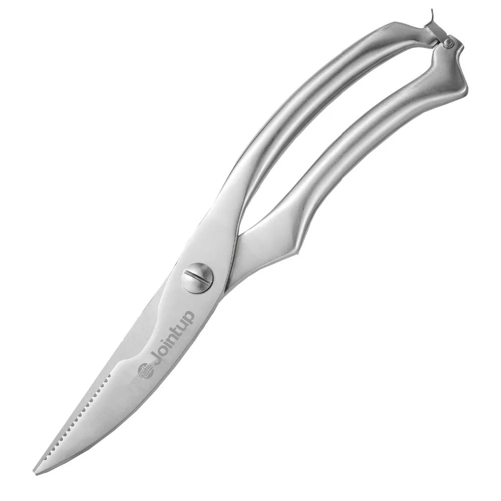 Ultra Sharp Kitchen Chefs Stainless Steel Heavy Duty Poultry Bone Meat Spatchcock Fish Chicken Cutting Scissors Shears