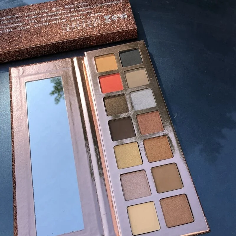 
Factory Wholesale Best Cheap Glitter Makeup Matte and Shimmer Smokey Pigment Eyeshadow 