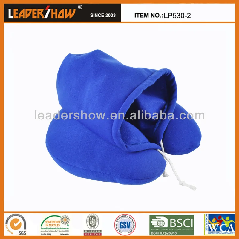 последняя конструкция высокое качество путешествий подушка с капюшоном