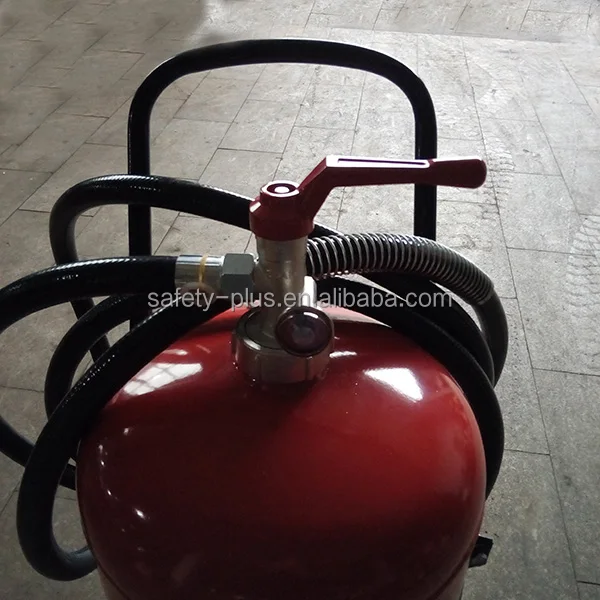 Wheeled 25KG Dry Powder Fire Extinguisher Trolley Extintores