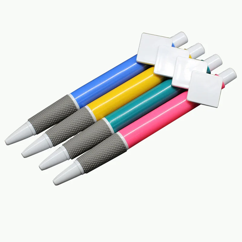 
Wholesale 0.7mm Blue Ink Multi-colored Plastic Ball-point Pen with QR code and Logo Customized 