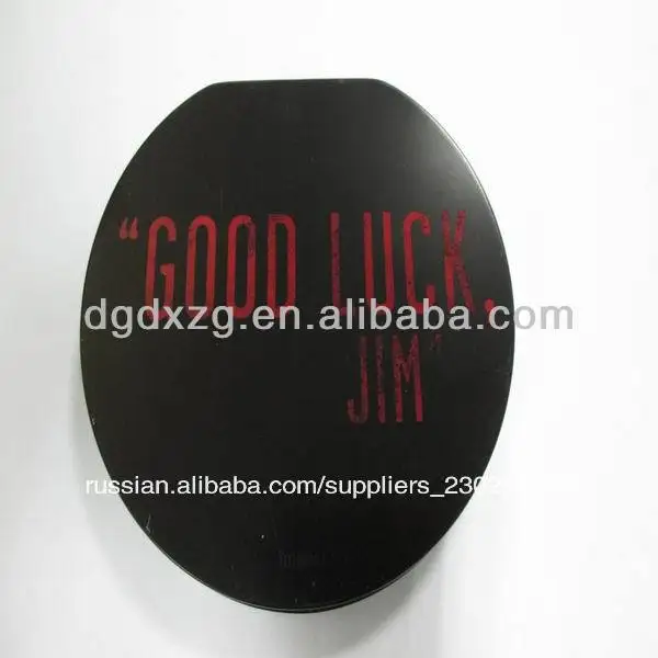 черный d формы олова cd коробки