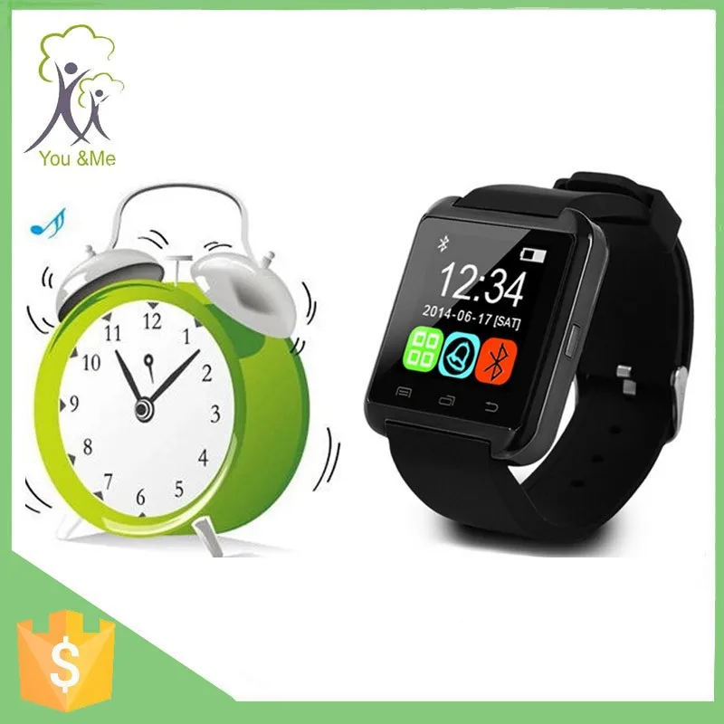 Завод питания oem смарт часы горячий продукт смарт спортивные часы u8 2015
