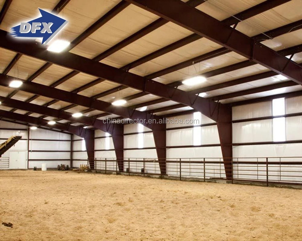 China Made Cheap Long Life Prefabricated Steel Shed Horse Stable House