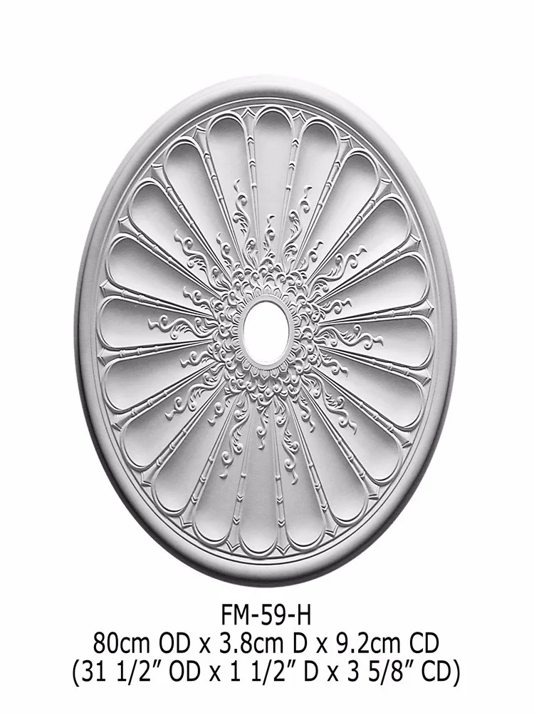 Polyurethane High Quality beautiful PU decorative High Quality Good price beautiful PU decorative Flower Roses ceiling medallion