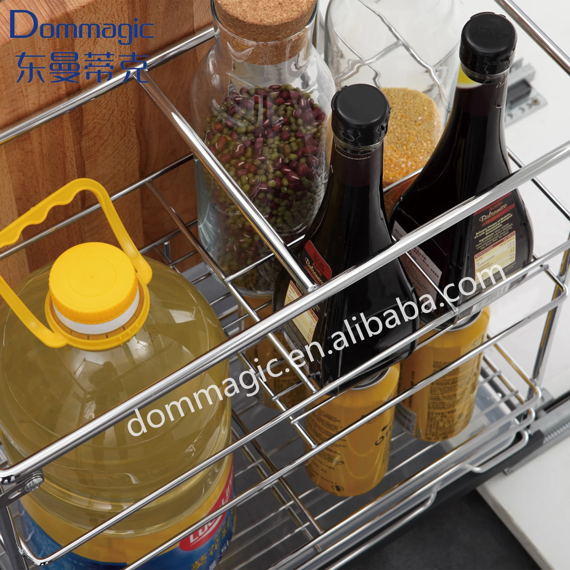 Dommagic Kitchen Cabinets Mul Basket