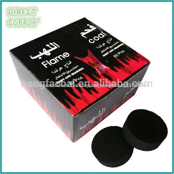 оптовой и объем экспорта быстрый горящий уголь кальян