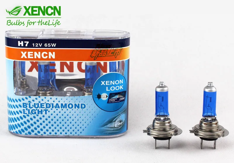 XENCN auto lamp factory Blue Diamond Light 12V 65W PX26d Xenon Look super white halogen bulbs H7