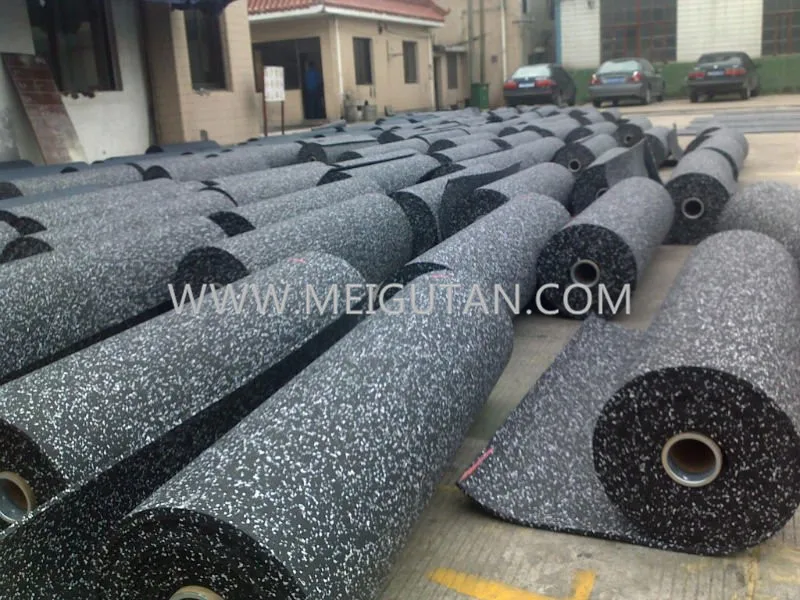 
3-12mm rubber flooring in roll for gym 