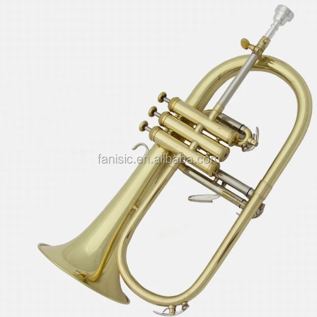 
Hot Sale Gold Lacquer Flugelhorn 